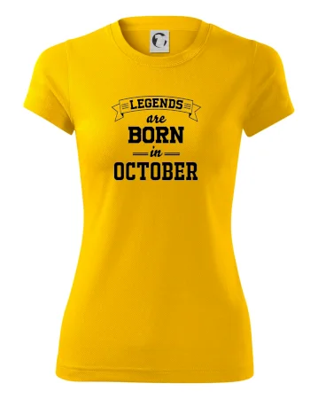 Legends are born in October