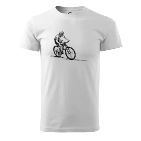 MTB kreslený cyklista
