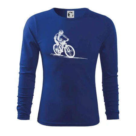 MTB kreslený cyklista