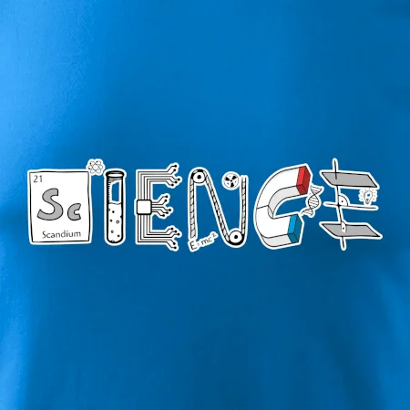 Science věda nápis