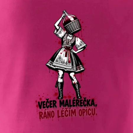 Streetart - Večer malérečka, ráno léčím opicu