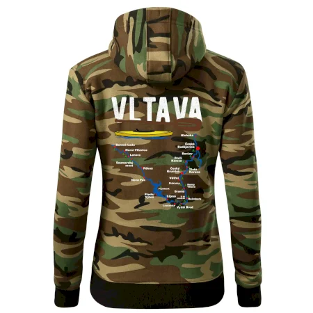 Mapa řeky Vltavy