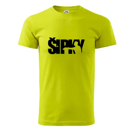 Šipky - nápis se šipkařem