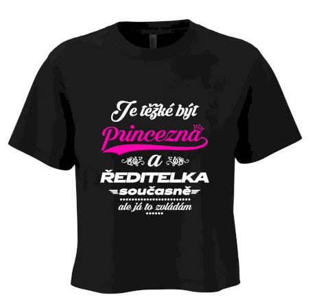 Je těžké být princezna - ředitelka