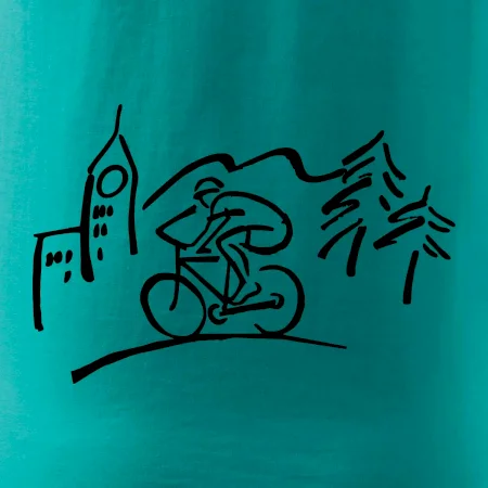 Cyklista na výletě
