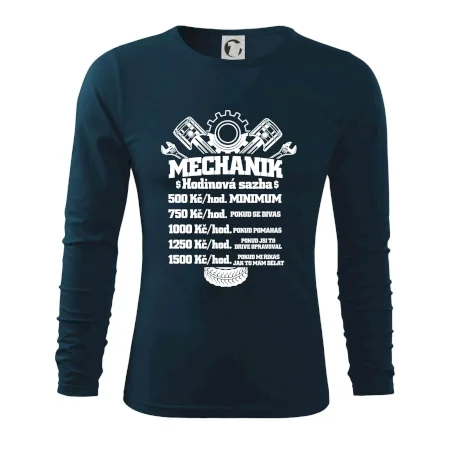 Mechanik - hodinová sazba