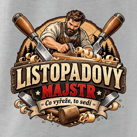Listopadový truhlář mistr dřeva a hoblíku