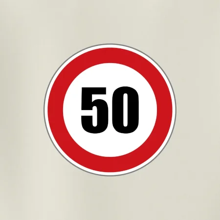 Dopravní značka - omezení rychlosti 50