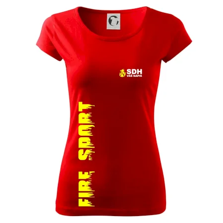SDH nápis (oheň, firesport, název sboru - vlastní nápis)