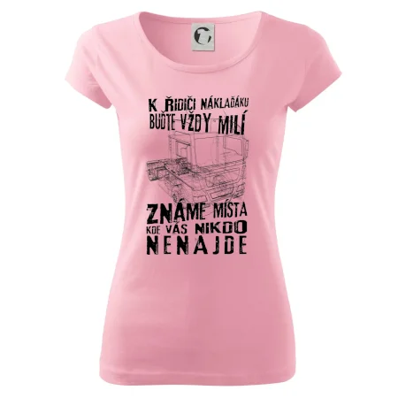 K řidiči náklaďáku buďte vždy milý