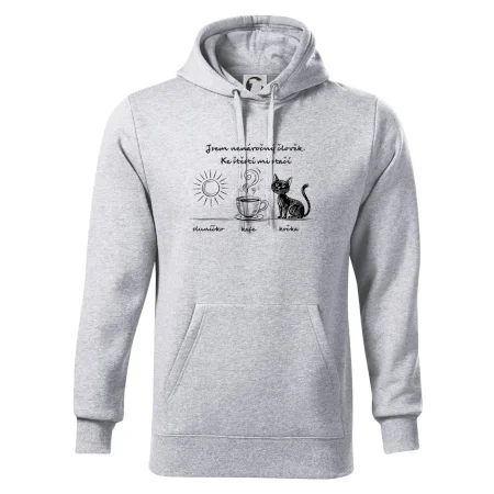 Jsem nenáročný člověk. Ke štěstí mi stačí sluníčko kafe kočka