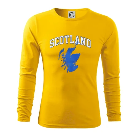 Scotland nápis s mapou