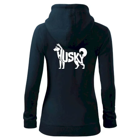 Husky nápis v těle