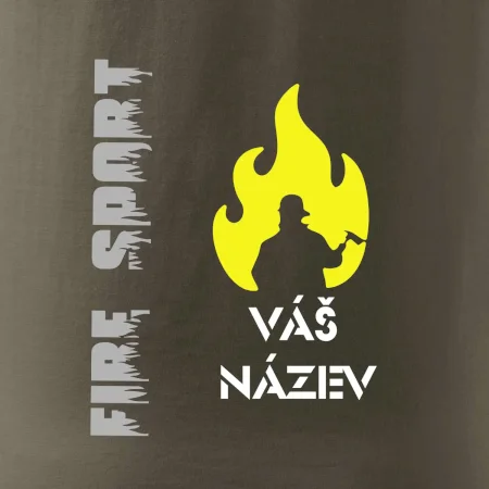 Hasiči - oheň - Váš název - Prso + záda