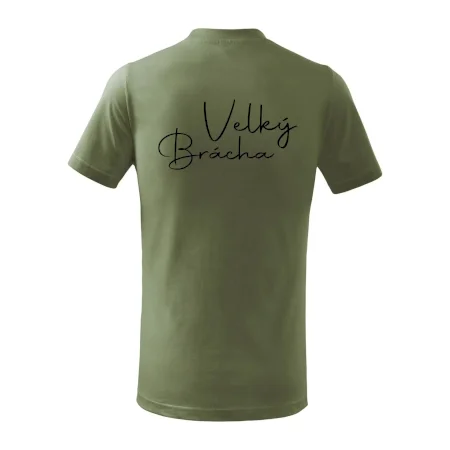 Velký brácha - nápis na zádech