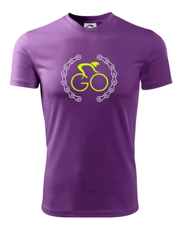 GO cyklista (fluo potisk)
