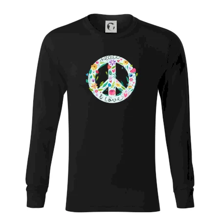Peace and love symbol