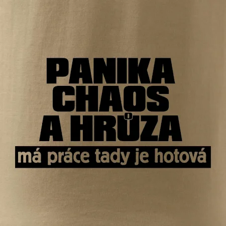 Panika, chaos a hrůza