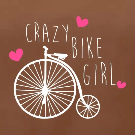 Crazy bike girl