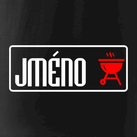 Triko na grilování s vlastním jménem