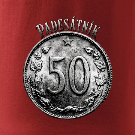 Padesátník 1963 - 1978 s nápisem