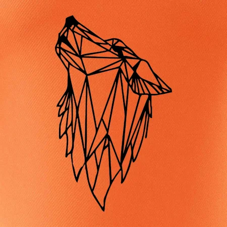 Geometrie - vlk - vyjící