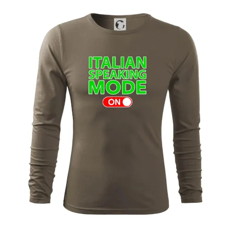 Italian speaking mode - ON