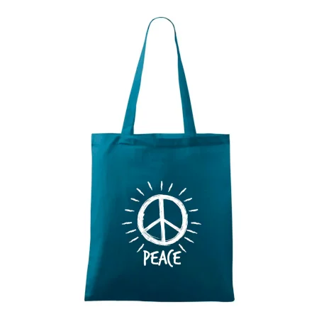 Peace symbol černobílý