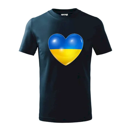 Ukrajina srdce vlajka