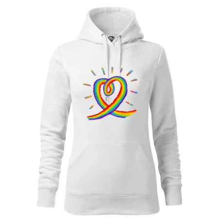 Srdce pride duha kreslená