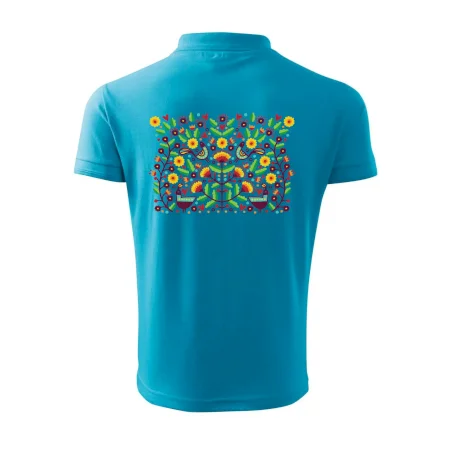 Folklor - barevně kvetiny obdélník