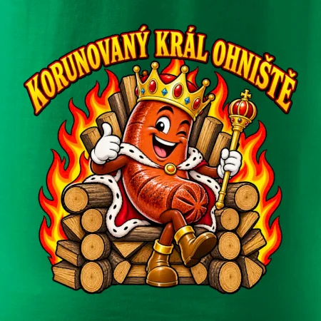 Korunovaný král ohniště