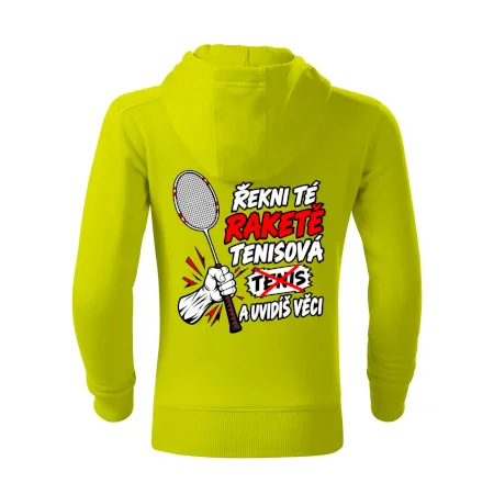Badmintonová raketa není tenisová