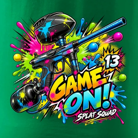 Barevná exploze game on paintball