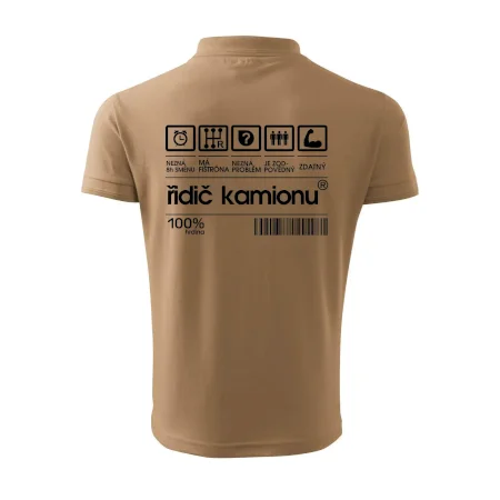 Čárový kód řidič kamionu