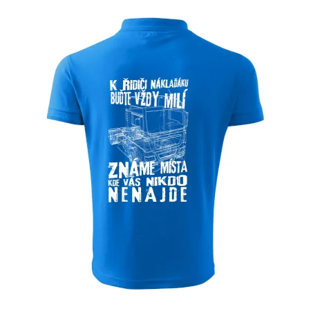K řidiči náklaďáku buďte vždy milý