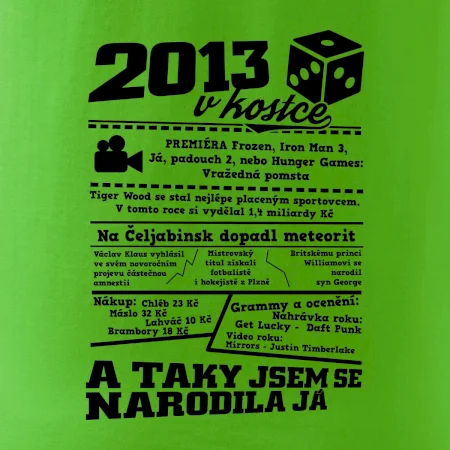 2013 v kostce