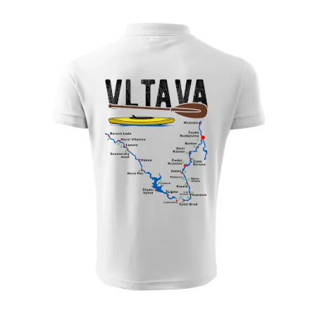 Mapa řeky Vltavy