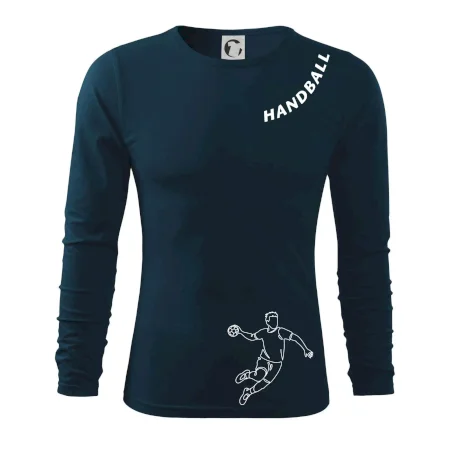 Handball nápis šikmo