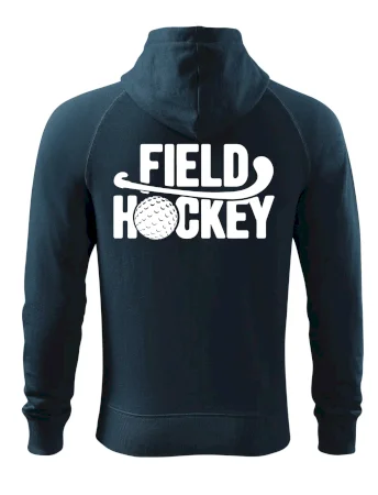 Field hockey míček a nápis