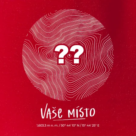 Vaše místo - vrstevnice v kruhu
