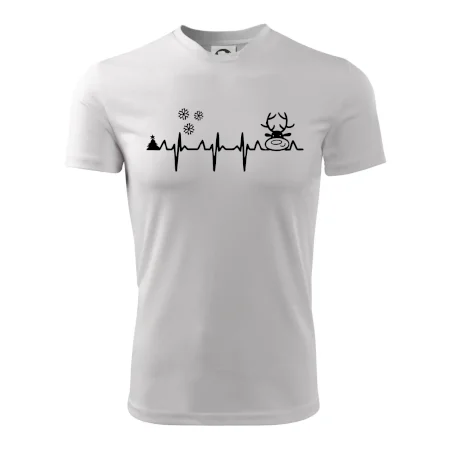 EKG Vánoce Vločky a sob