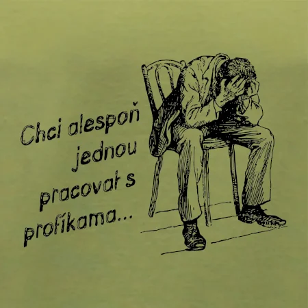 Chci alespoň jednou pracovat s profíkama