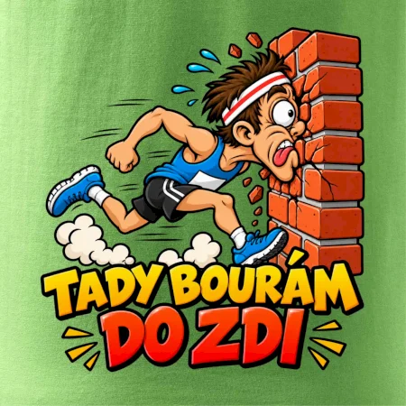 Maratonec tady bourám do zdi