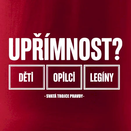 Upřímnost dětí opilci a legíny