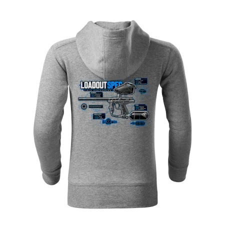 Technický výkres loadout spec paintball
