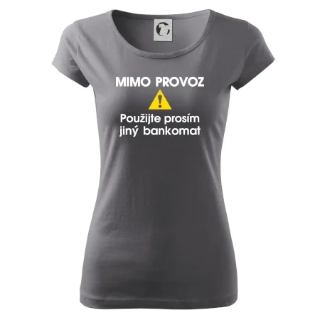 Mimo provoz - použijte jiný bankomat