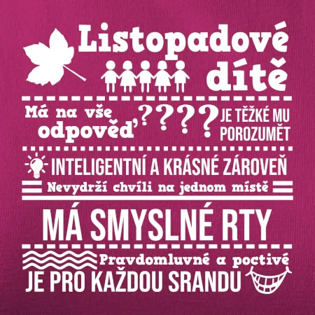 Narozeniny listopad