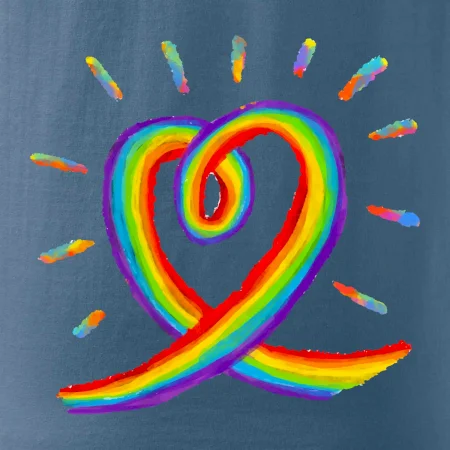 Srdce pride duha kreslená