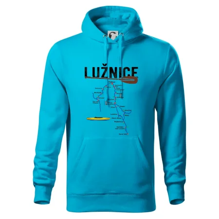 Mapa řeky Lužnice